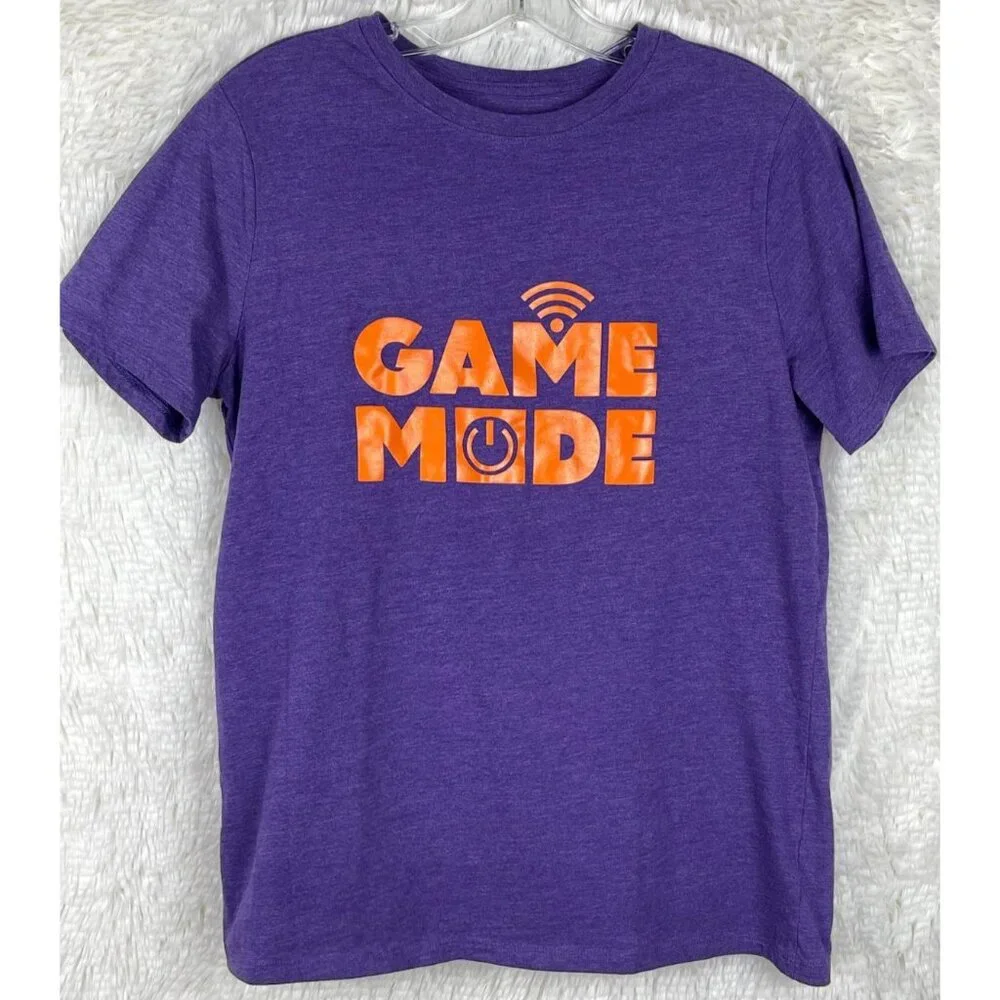 Cat & Jack Boys XL (16) Husky Purple Short Sleeve T-Shirt 